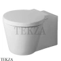 Duravit Starck 1 Унитаз подвесной, чаша с закрытым смывным краем 0210090064, белый глянец