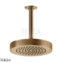 Gessi INCISO SHOWER Верхняя душевая лейка с кронштейном под размер 58188-726, Warm Steel Br. PVD