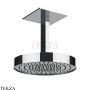 Gessi Incastri Верхняя лейка D30 с потолочным кронштейном 63072-031, хром глянец