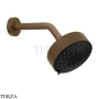 Gessi ANELLO Верхняя лейка D12,9 см с кронштейном 63356-761, Coffee Bronze Brushed PVD
