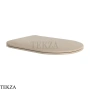 Flaminia Astra сиденье с крышкой SLIM с микролифтом 35,5×45,5×3,6 см, бежевый Argilla матовый