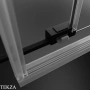 Radaway Idea S2 Боковая стенка 100 см, 10117100-01-01, черный матовый