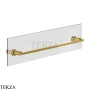Gessi INCISO accessories Полотенцедержатель для крепления на стекло, 60 см 58617-716, Gold Br. PVD