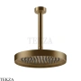 Gessi Incastri Верхняя лейка D25 с потолочным кронштейном под размер 63053-791, бронза Deep