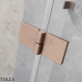 Radaway Essenza Pro KDJ Душевая дверь 80 см, левая, 10097080-93-01L, брашированная медь