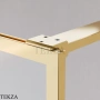 Radaway Modo F II Душевая перегородка 110 см, универсальная, 10409114-09-01, золото глянец