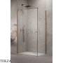 Radaway Essenza KDJ Душевая дверь 80 см, правая, 1385043-93-01R, брашированная медь