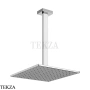 Gessi Rettangolo shower Верхний душ с потолочным кронштейном под размер 15199-031, Хром глянец