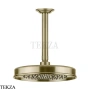 Gessi VENTI20 Верхний душ 200 с потолочным креплением под размер 65150-727, Brushed Brass PVD