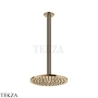 Gessi Goccia Верхний душ с потолочным кронштейном под размер 33664-735, Warm Bronze PVD