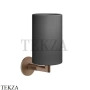 Gessi ANELLO Стакан настенный, композит черный 63708-708, Copper Brushed