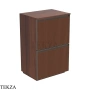 Flaminia Cubika модуль хранения напольный 50×37×78,5 см, 2 ящика, орех Noce Greca