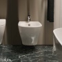 ArtCeram Ten 4.0 биде подвесное с 1 отверстием под смеситель TEB004 01 00, белый глянец