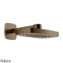 Gessi Jacqueline Верхняя регулируемая лейка с кронштейном 77149-761, бронза Coffee