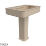 Flaminia Madre пьедестал для раковины без чаши 25×25×75 см, бежевый Argilla матовый