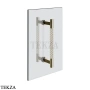 Gessi Pelle Tresse Полотенцедержатель для крепления на стекло, 20 см, 78730-433, Crème/ Nickel PVD