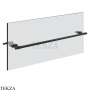 Gessi Jacqueline Полотенцедержатель для крепления на стекло, 60 см 77515-299, черный матовый