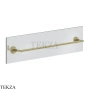Gessi ANELLO Полотенцедержатель для крепления на стекло, 60 см 63828-727, Brushed Brass PVD