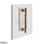 Gessi Jacqueline Полотенцедержатель для крепления на стекло, 20 см 77631-791, бронза Deep