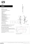 Gessi ANELLO Штанга в комплекте с душевой лейкой 63484-845, Dark Bronze