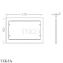 TECE TECEnow Дистанционная рамка, хром глянцевый 9240411, хром глянец