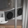 Radaway Essenza PND II Шторка на ванну распашная с неподвижным сегментом 120 см, открывание направо, 110002120-92-01R, брашированная оружейная сталь