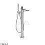 Gessi Perle Смеситель для ванны напольный, внешняя часть 74429-031, хром глянец