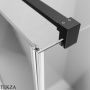 Radaway Nes KDJ-B Душевая дверь 90 см, левая L, 10025090-54-01L, черный матовый