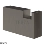 Gessi Inverso RIGATO Крючок для халата и полотенца 73521-707, Black Metal Brushed PVD
