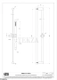 Gessi 316 SHOWER Душевой гарнитур, лейка стержень 54044-761, Coffee Bronze Brushed PVD