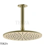 Gessi INCISO SHOWER Верхняя душевая лейка с кронштейном 58250-727, Brushed Brass PVD