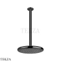 Gessi Goccia Верхний душ с потолочным кронштейном под размер 33768-706, Black Metal PVD