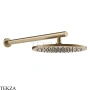 Gessi 316 SHOWER Верхняя душевая лейка D30 с креплением 54145-726, Warm Steel Brushed PVD
