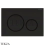 Geberit Sigma20 Клавиша смыва пластик 115.882.DW.1, черный глянец/черный матовый