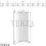 Margaroli CIELO 580/XL Полотенцесушитель электрический BOX 5801475CRV, хром глянец