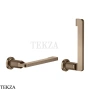 Gessi INCISO accessories Бумагодержатель без крышки 58455-761, Coffee Bronze Br. PVD