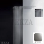 Gessi Private Wellness TREMILLIMETRI Верхний душ, 1 функция 33071#238, Mirror Steel