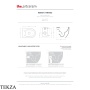 ArtCeram Monet унитаз приставной чаша без ободка The.Rimless слив в пол/стену MNV002 05 00, белый матовый