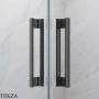Radaway Idea KDJ Душевая дверь 150 см, левая, 387045-92-01L, брашированная оружейная сталь