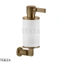 Gessi INCISO accessories Дозатор для жидкого мыла или лосьона, белый 58513-791, Deep Bronze Br. PVD