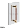 Gessi Pelle Tresse Полотенцедержатель для крепления на стекло, 30 см 78731-430, Red Cherry/ Warm Bronze PVD
