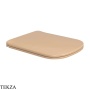 Flaminia Play сиденье с крышкой Slim с микролифтом 36×44,5×4,2 см, бежевый Avana глянец