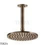 Gessi INCISO SHOWER Верхняя душевая лейка с кронштейном под размер 58150-761, Coffee Bronze Br. PVD