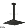 Gessi Rettangolo shower Верхний душ с потолочным кронштейном под размер 15199-187, Aged Bronze