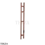 Boheme Uno Полотенцесушитель электрический 2-трубы, 729-CB, Copper Brushed
