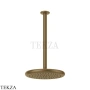 Gessi Goccia Верхний душ с потолочным кронштейном под размер 33768-791, Deep Bronze Br. PVD