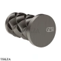 Gessi Pelle Tresse Крючок одинарный для полотенца 78521-707, Black Metal Brushed PVD