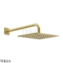 Gessi RILIEVO Верхняя душевая лейка с кронштейном 59158-716, Gold Br. PVD