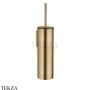 Dornbracht Ёршик для унитаза настенный, ворс черный 83910979-39, Dark Brass сатинированный (PVD)