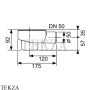 TECE drainline DN 50 Сифон для дренажного канала стандартный 650001